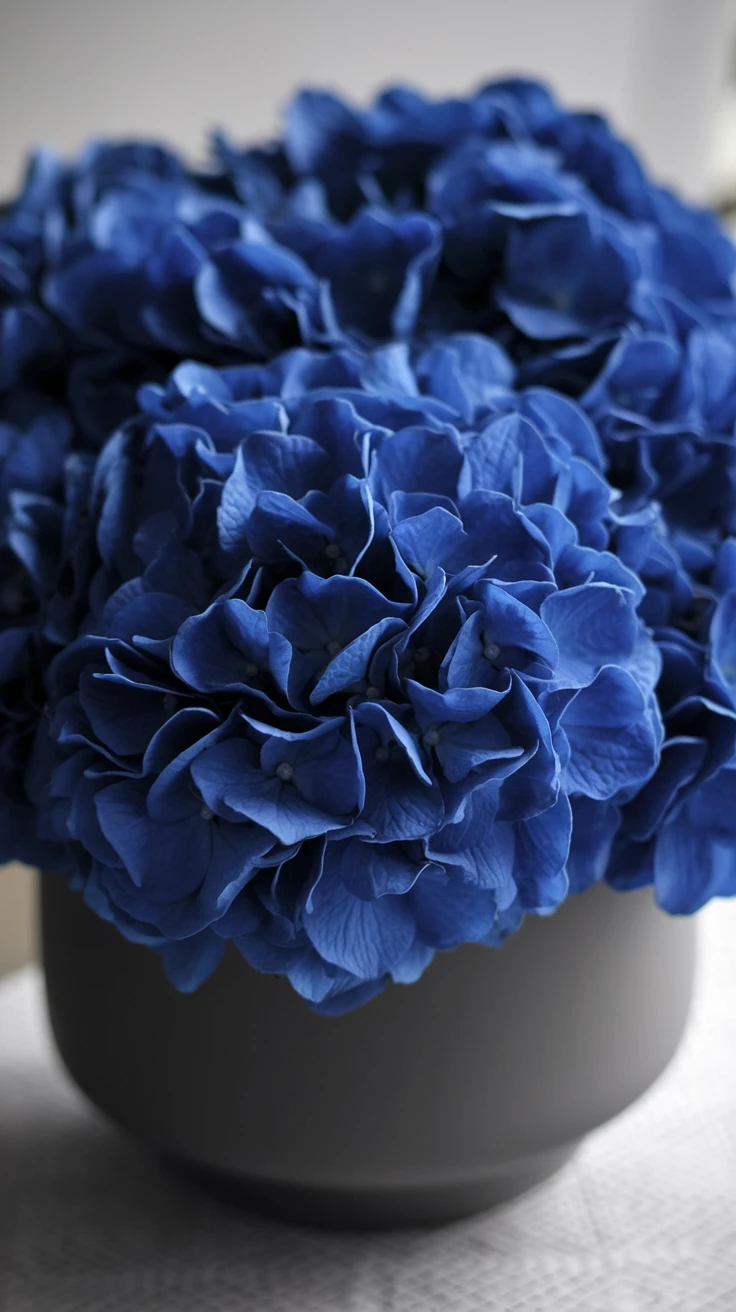 3. Blue Hydrangeas: Understated Power