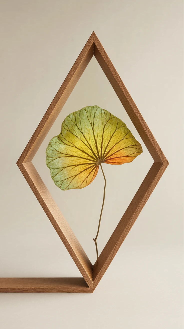 3. Minimalist Single Specimen Display