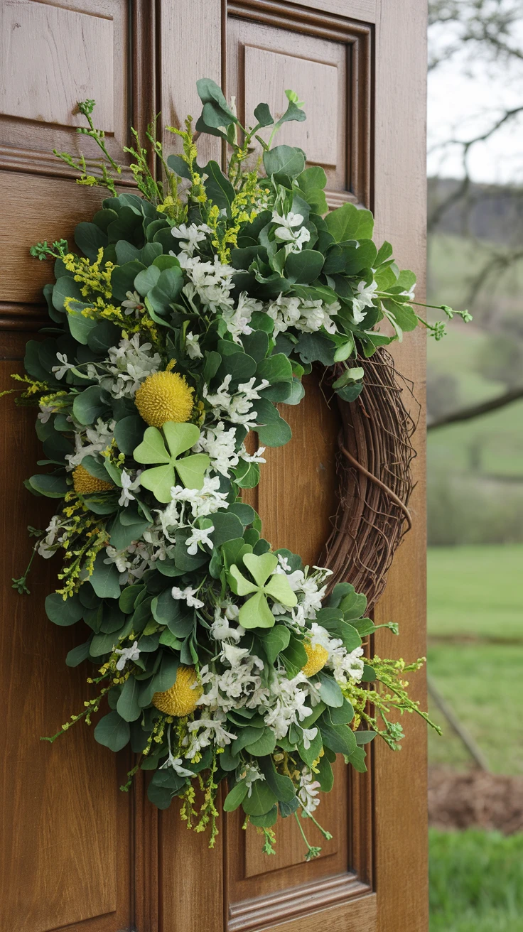 3. Natural Door Wreaths