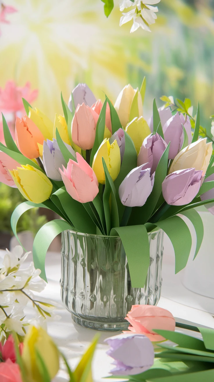3. Paper Tulip Bouquet