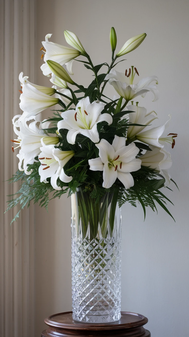 3. White Lilies