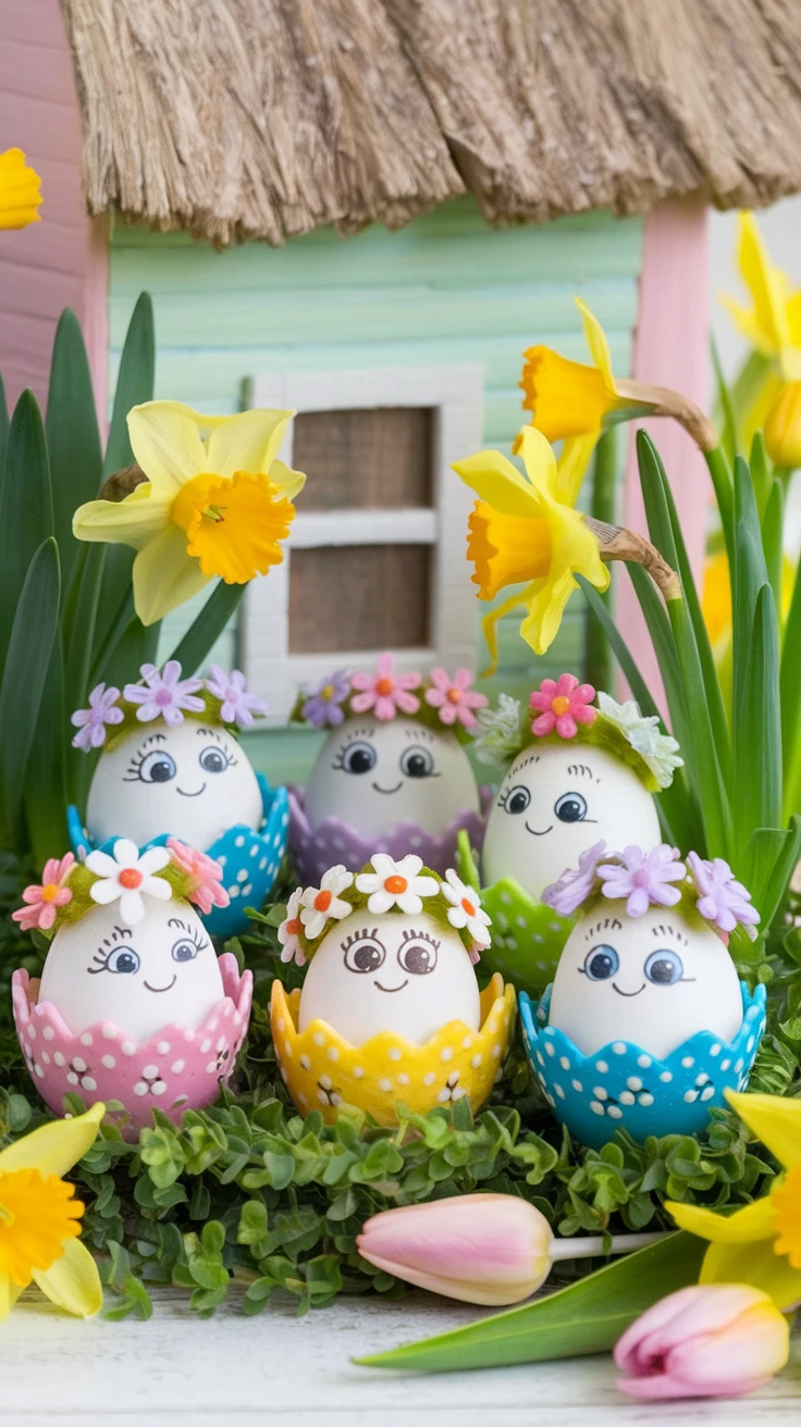 4. Flower Crown Mini Eggs