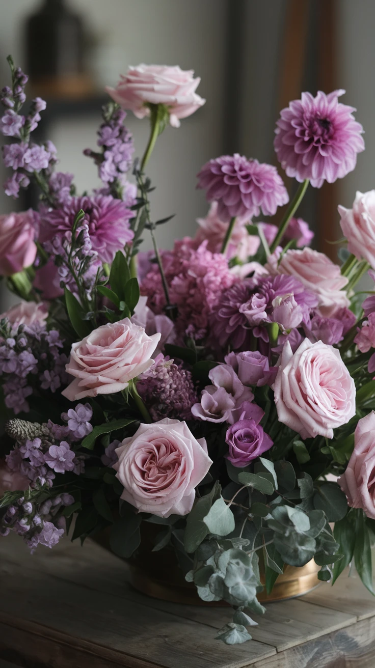4. Romantic Pink and Purple Symphony