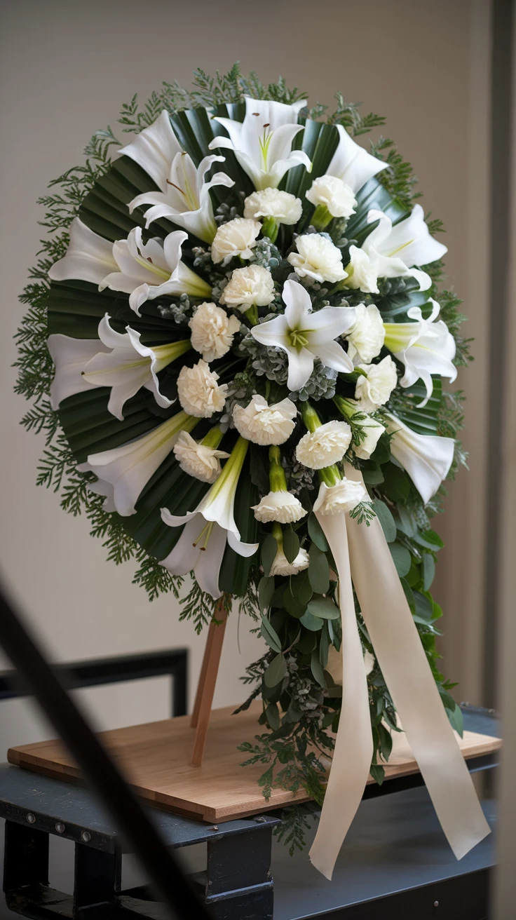 4. Traditional Standing Spray Design