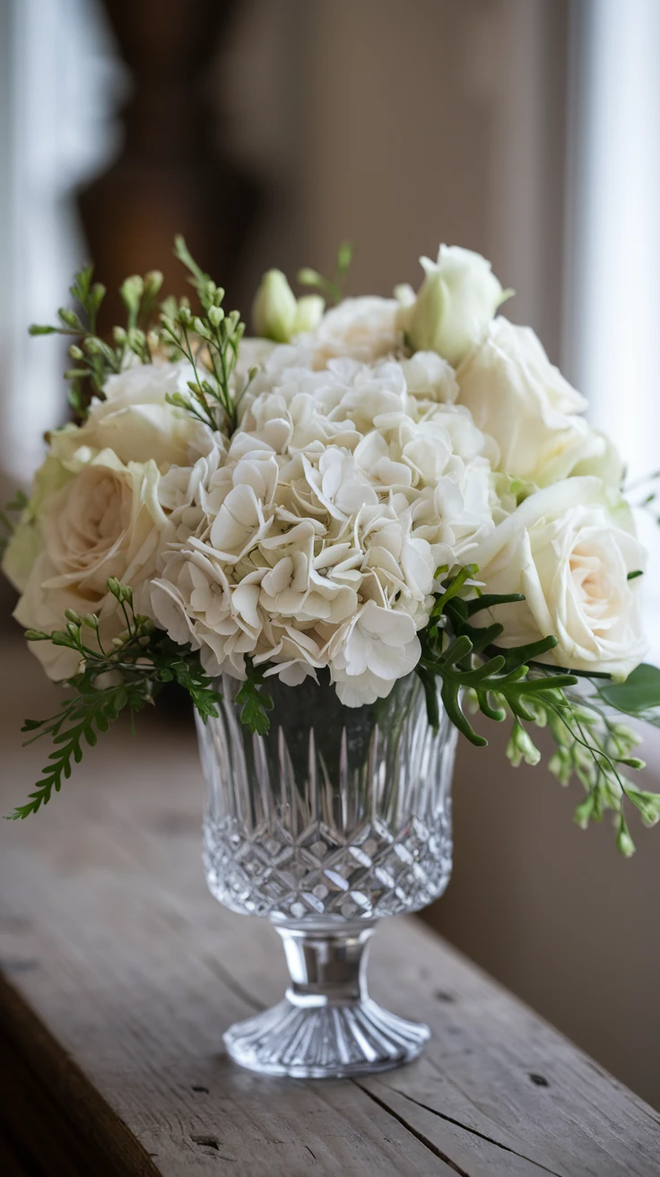5. Memory Vase with Mixed Seasonal Blooms