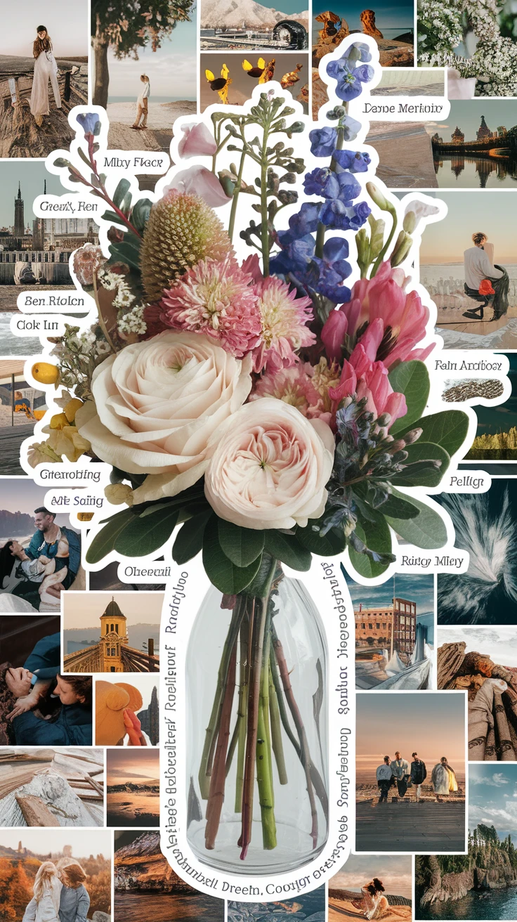 5. Personalized Anniversary Flower Arrangements