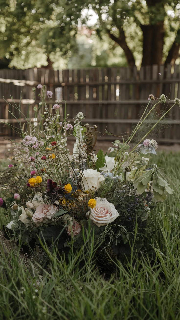 5. Personalized Anniversary Garden Bouquet
