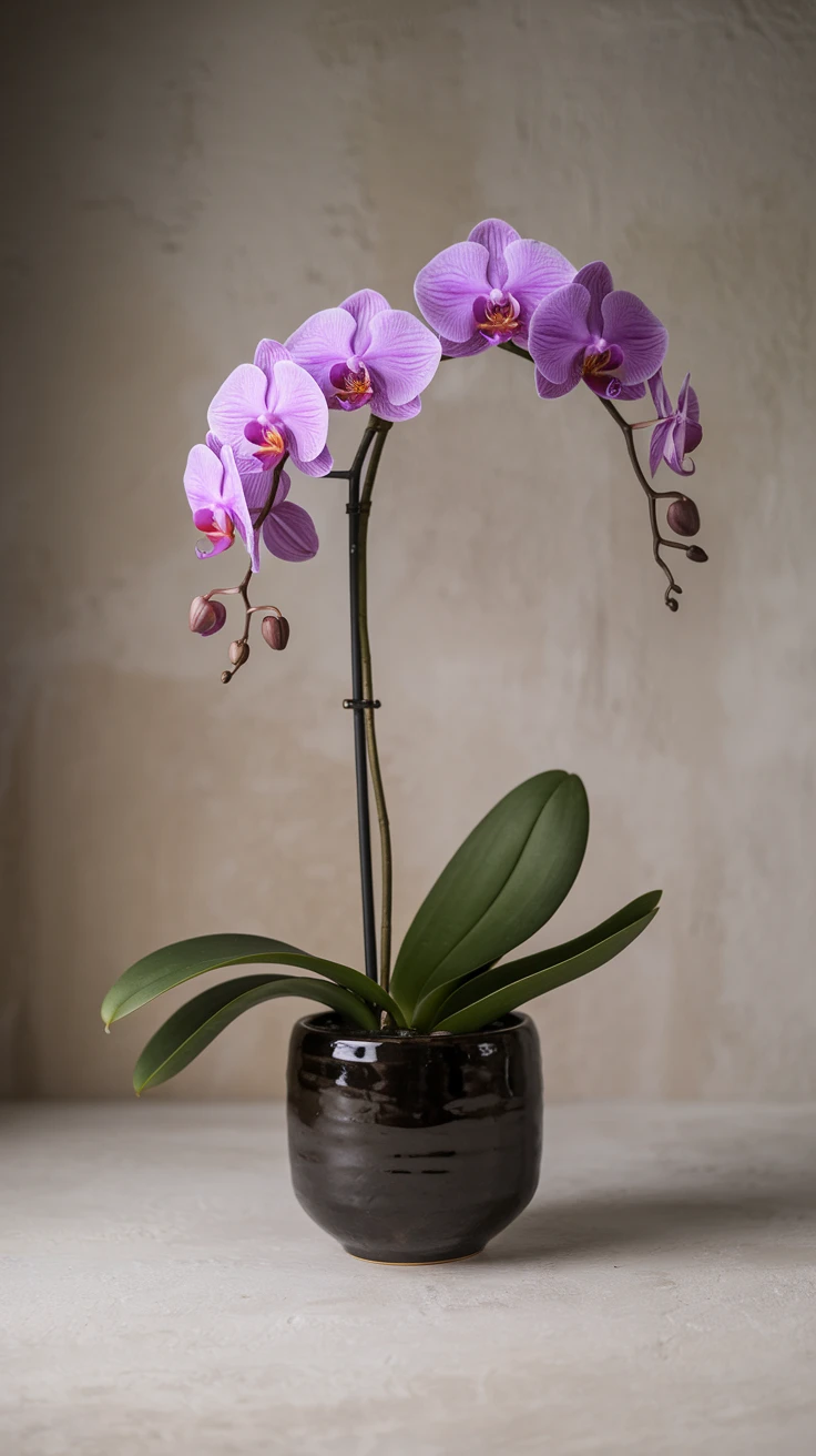 5. Purple Orchids: Exotic Symbols of Strength and Luxury