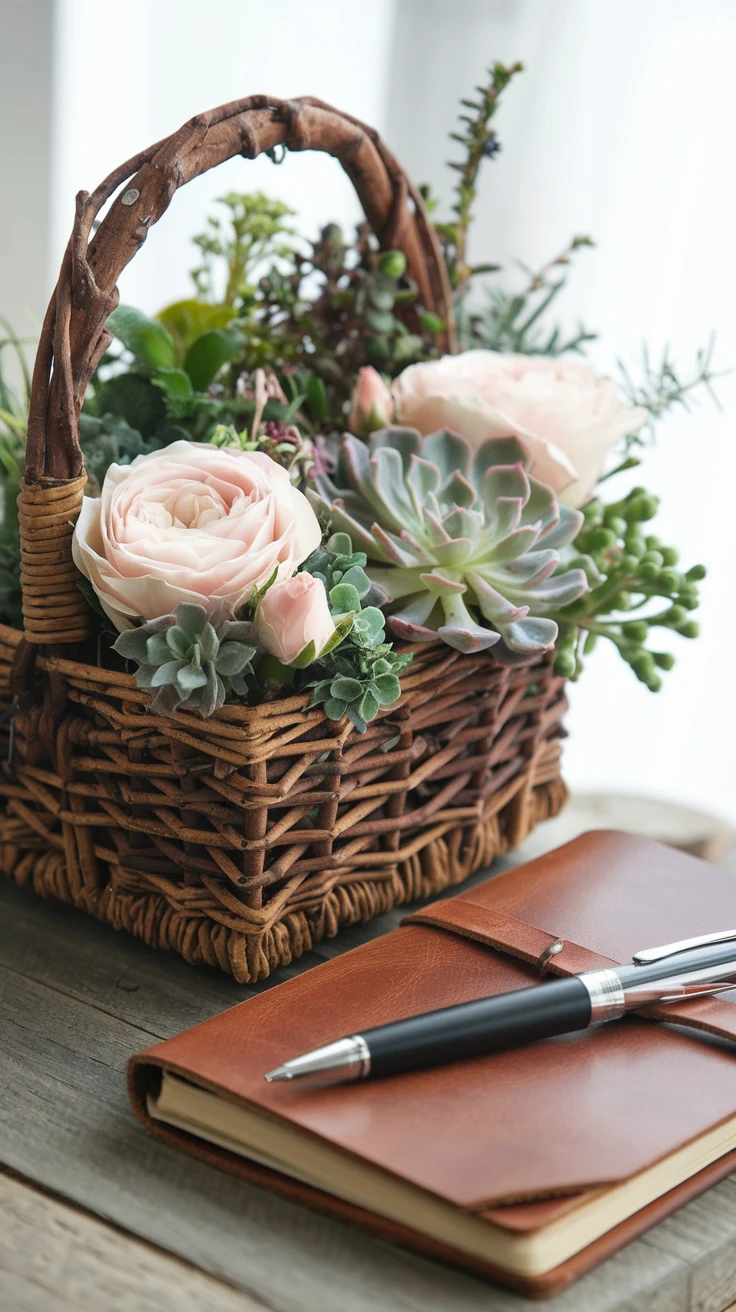 6. Garden Basket & Journal
