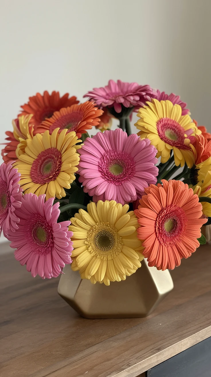 6. Gerbera Daisies