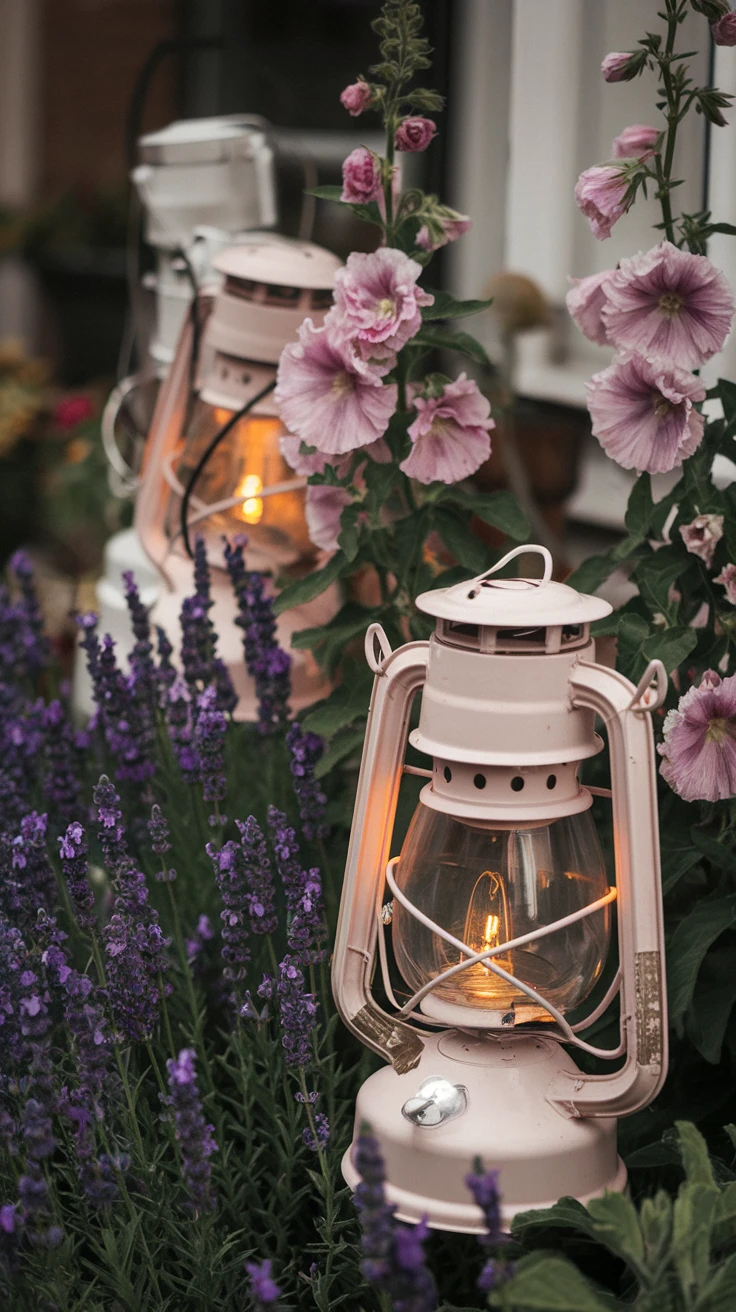 6. Vintage-Inspired Lantern Gardens