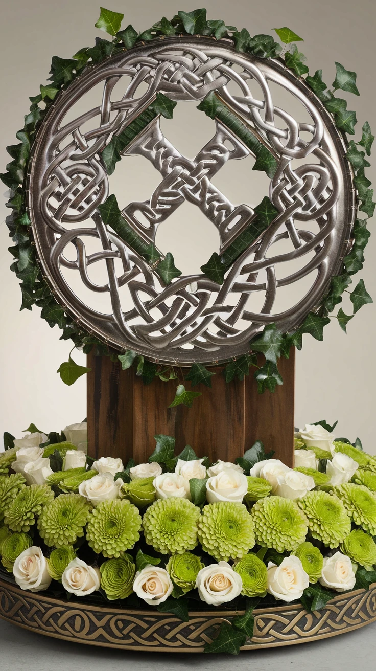 7. Celtic Knot Inspired Arrangement
