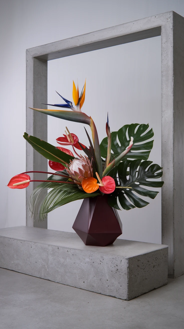 7. Modern Tropical Arrangement