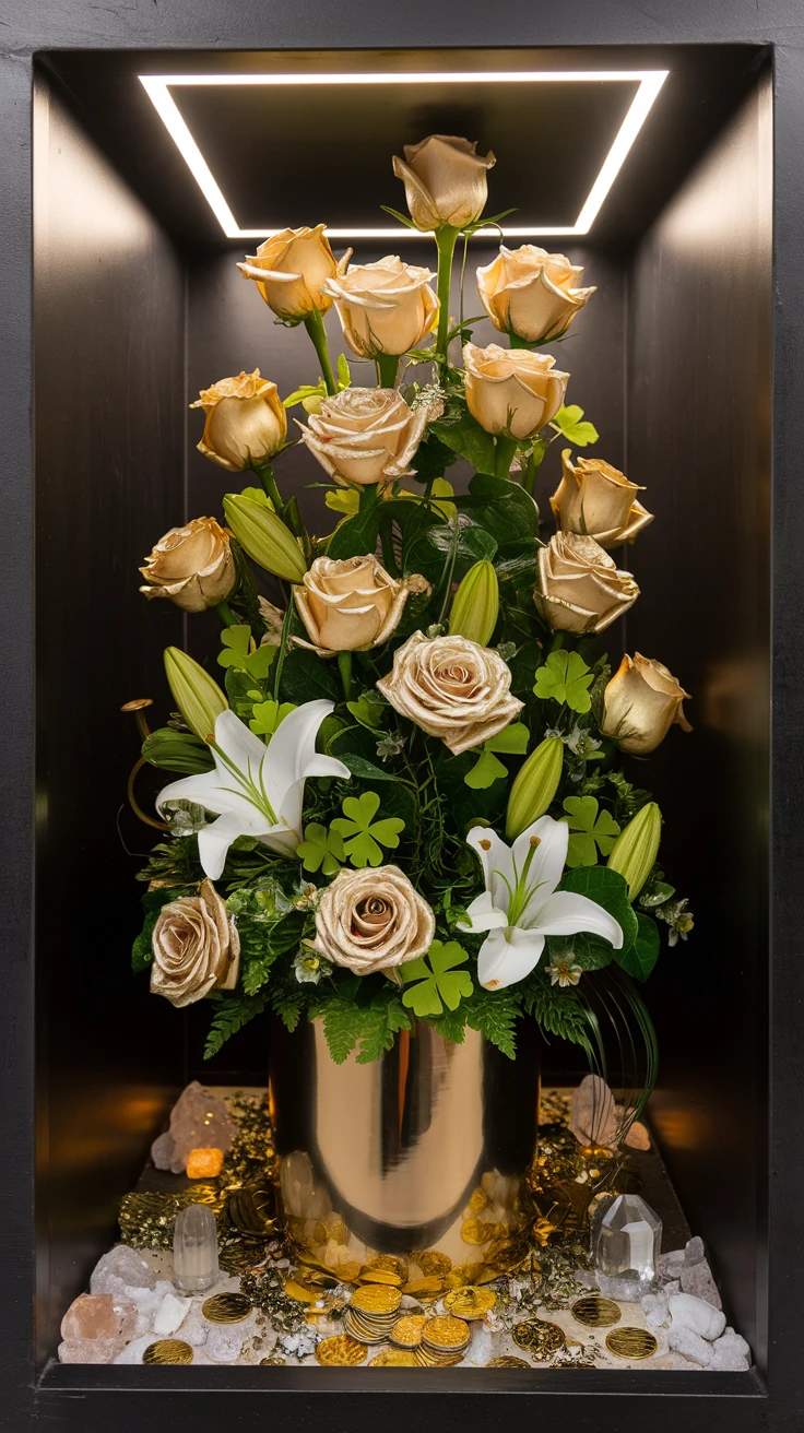 7. Pot of Gold Base Arrangement