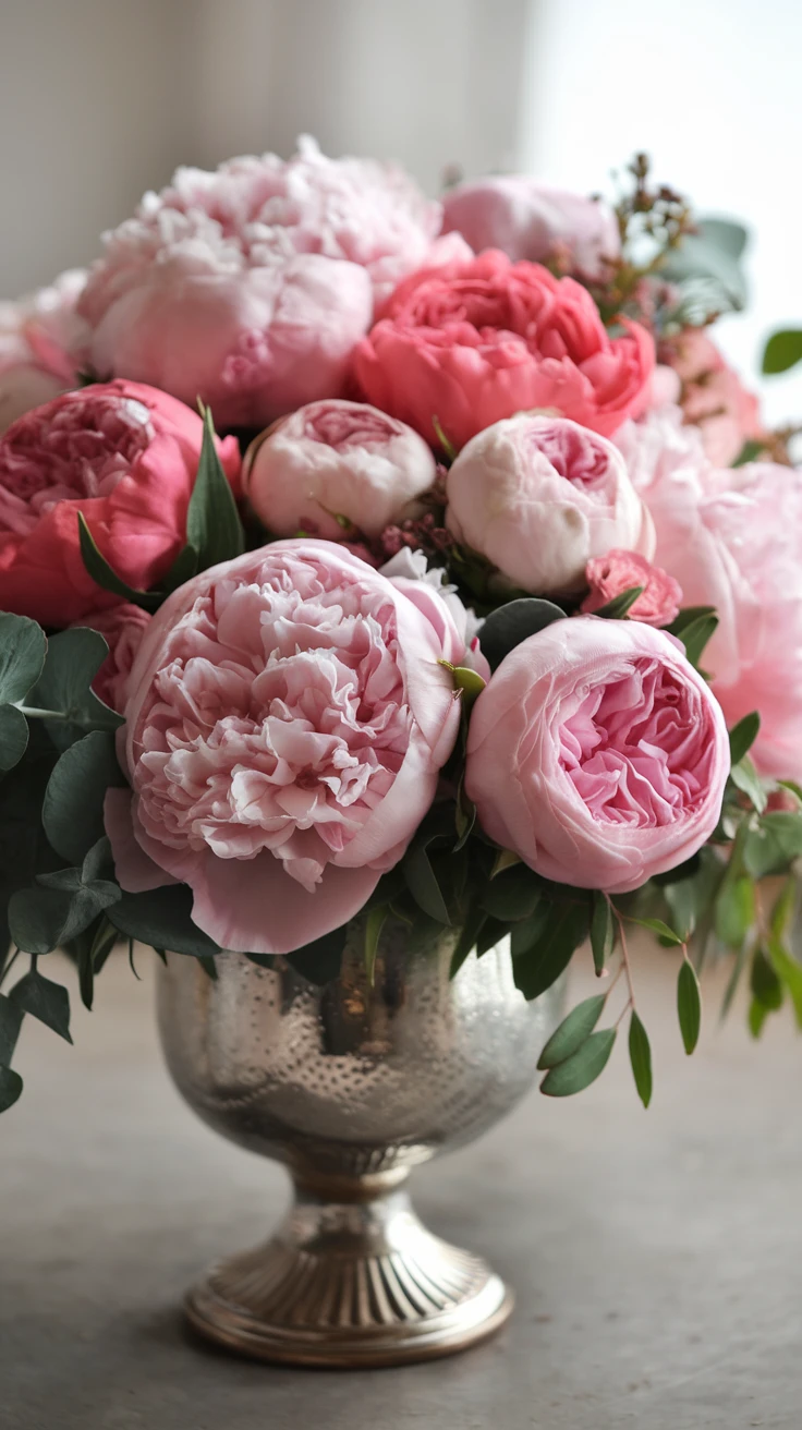 7. The Romantic Mom - Peonies and Garden Roses