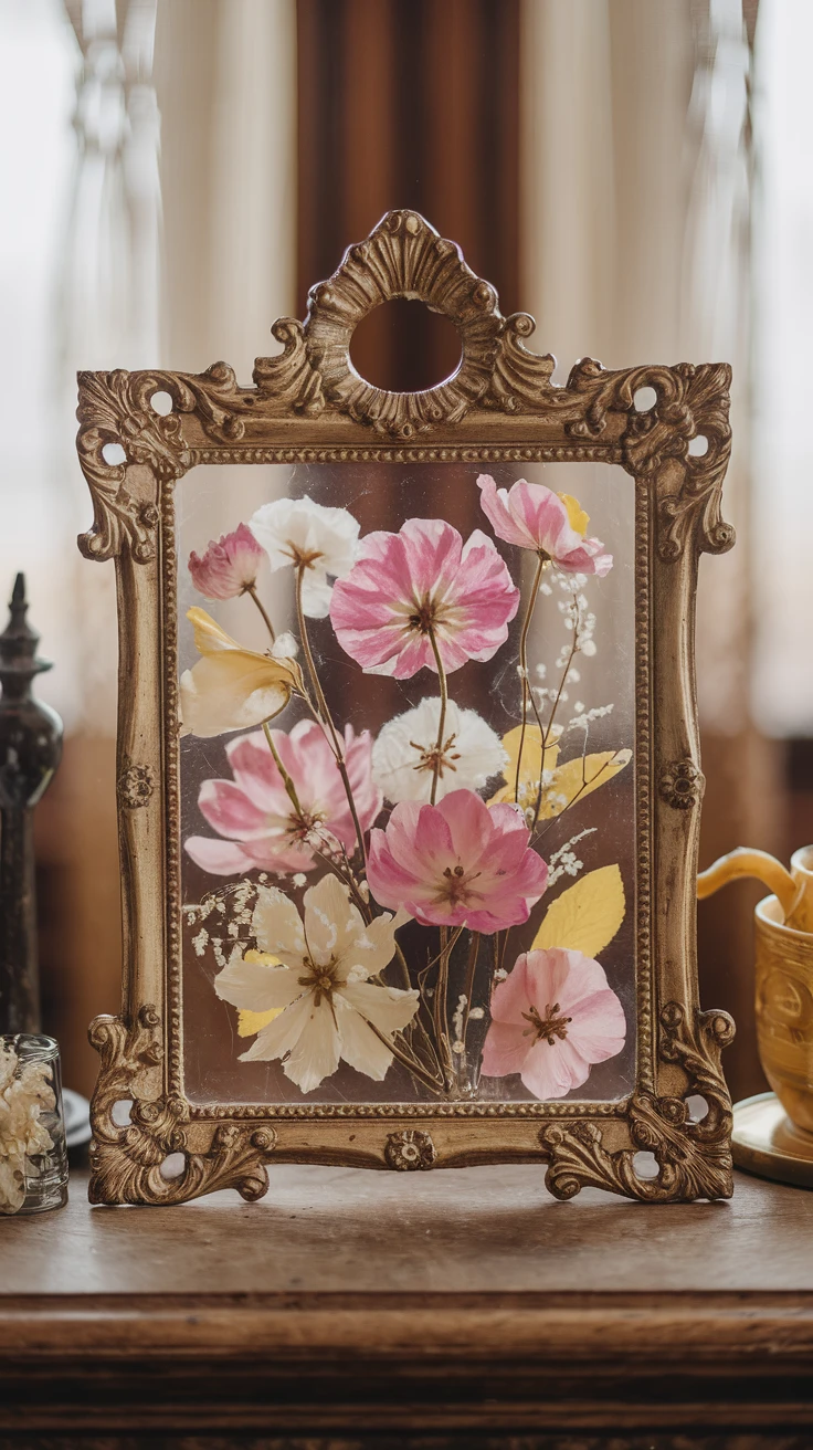 7. Upcycled Vintage Photo Frame