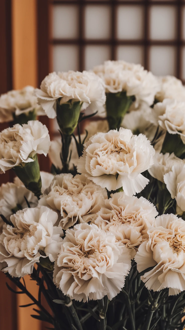 7. White Carnations (Baek-gyeonghwa)
