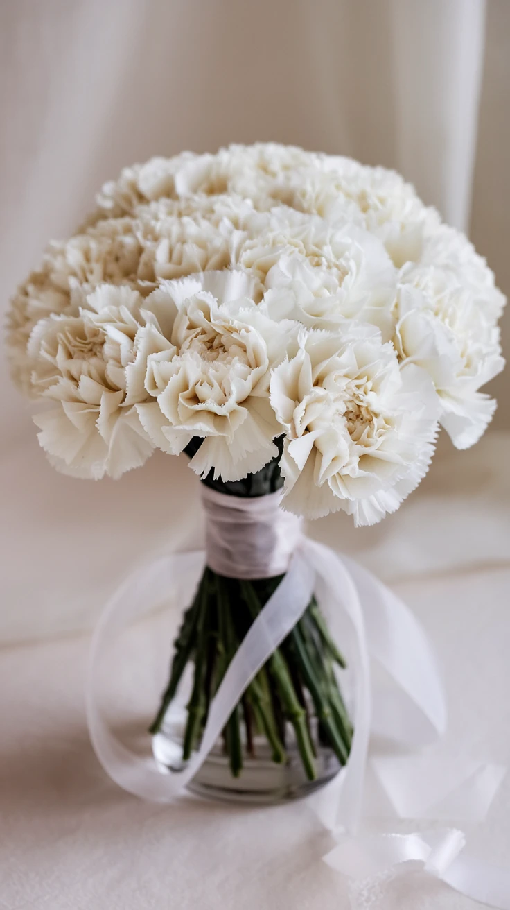 8. Budget-Friendly Silver Anniversary Bouquets
