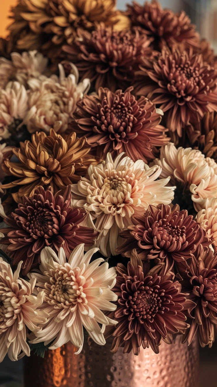 8. Chrysanthemums