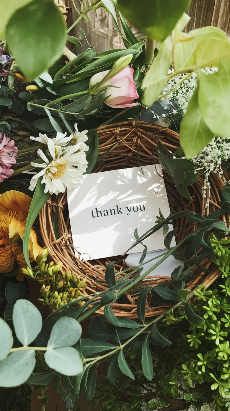 Nature-inspired sympathy message ideas