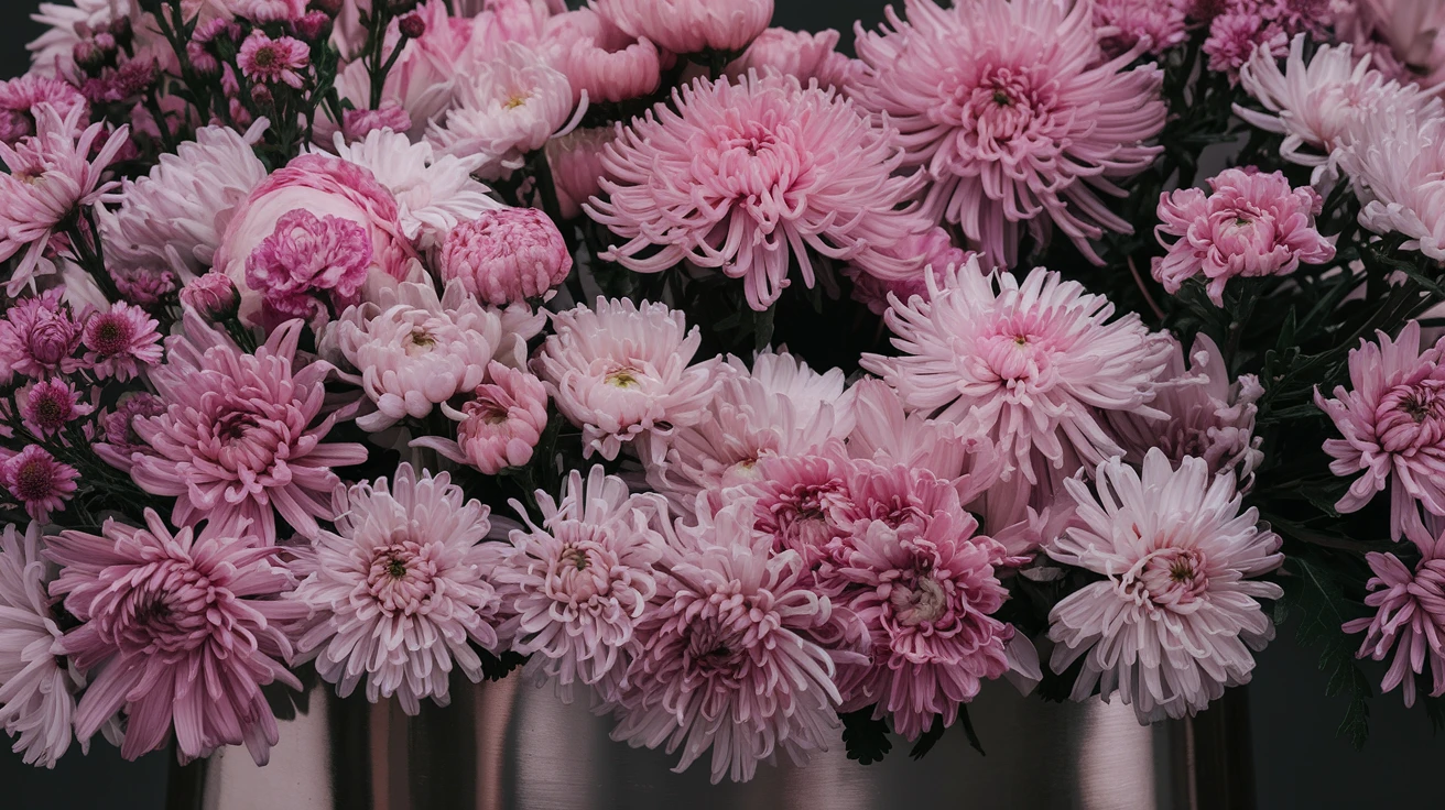8. Pink Chrysanthemum Royal Blend
