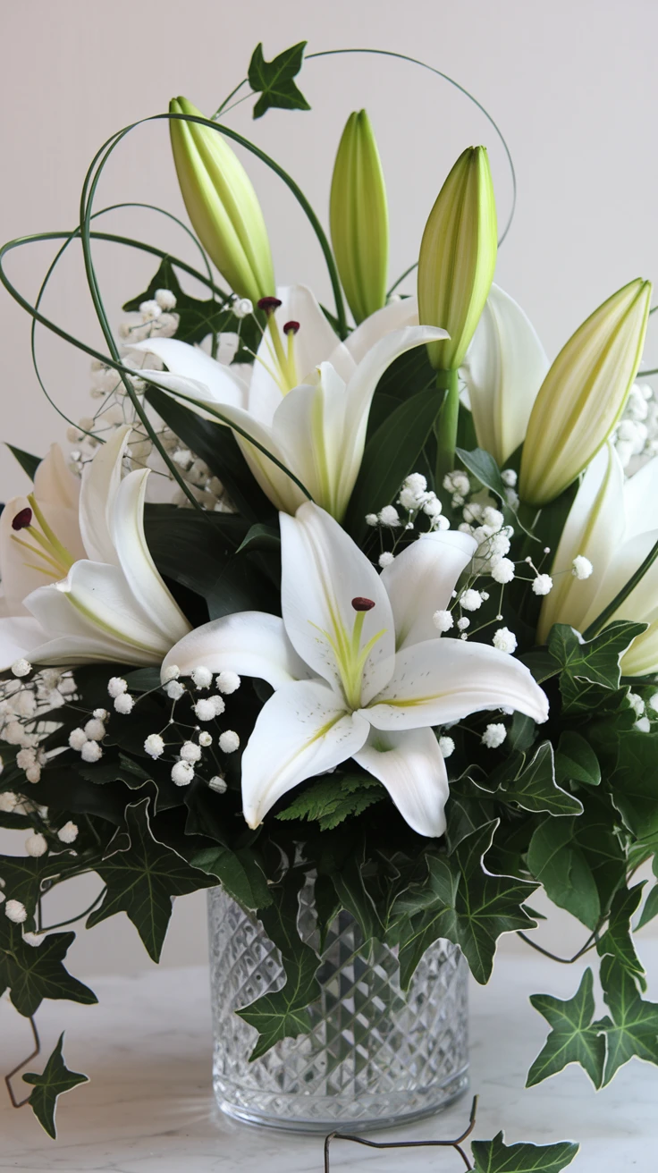 8. Traditional Anniversary Lilies
