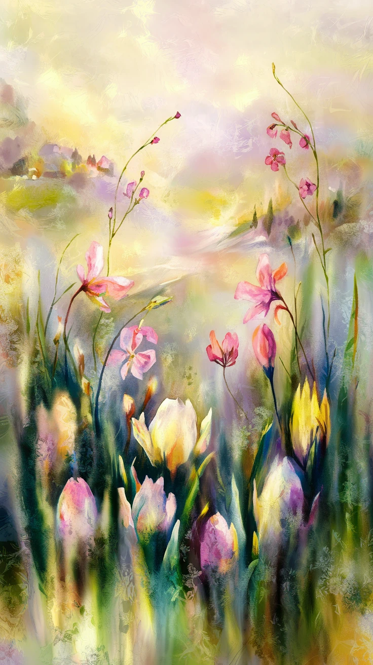 8. Watercolor Easter Flower Techniques