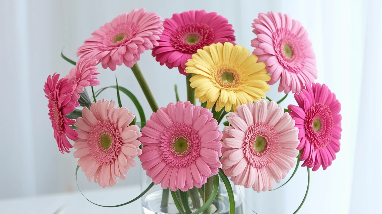 9. Cheerful Pink Gerbera Collection