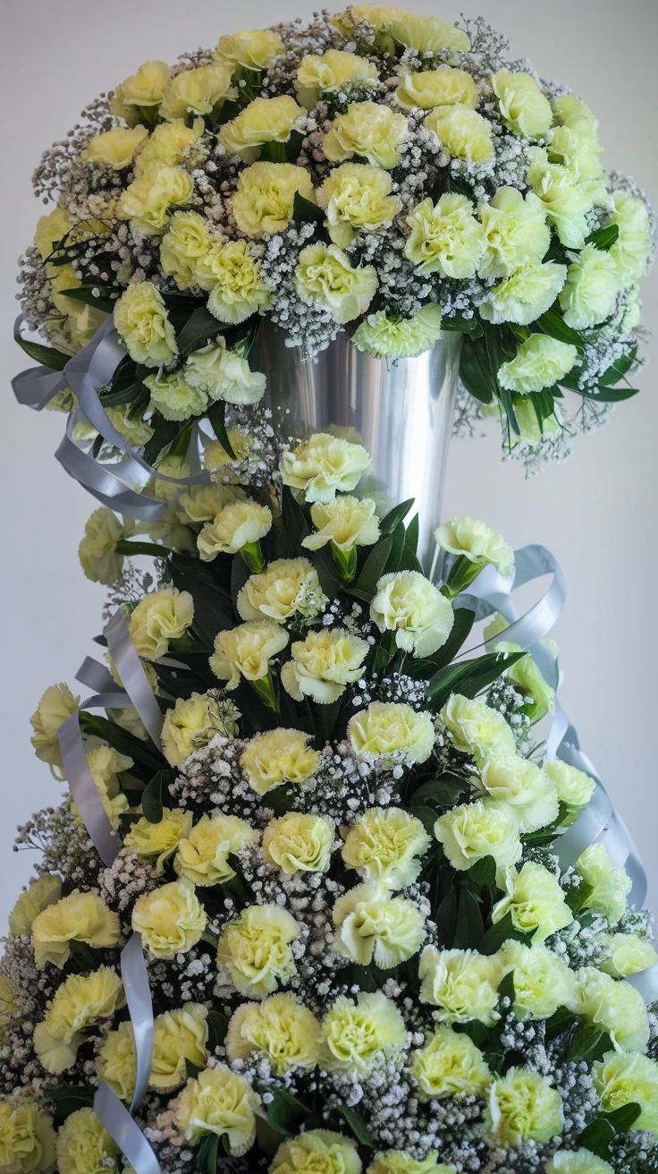 9. Green Carnation Cascade