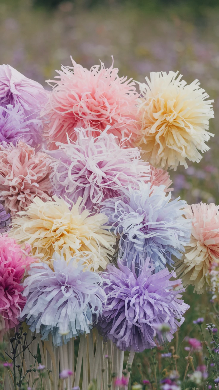 9. Tissue Paper Blooms