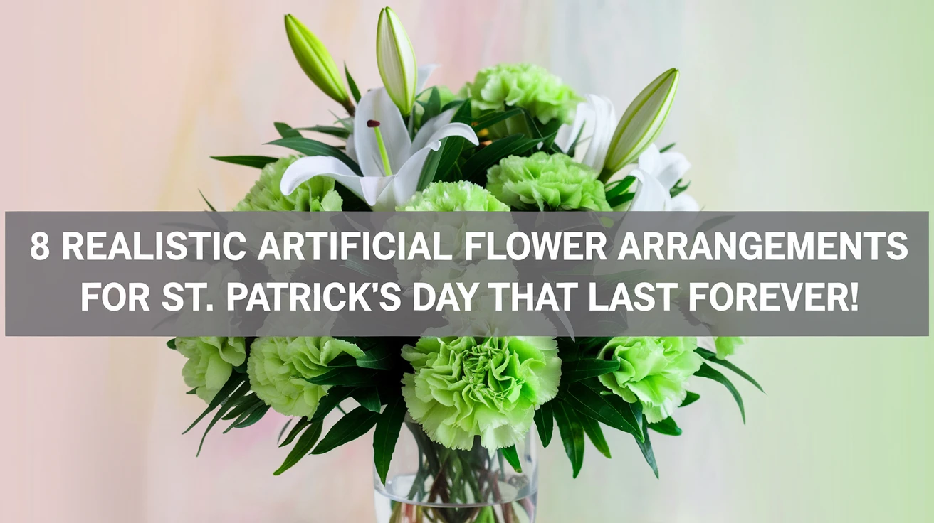 8 Realistic Artificial Flower Arrangements for St. Patrick's Day That Last Forever!