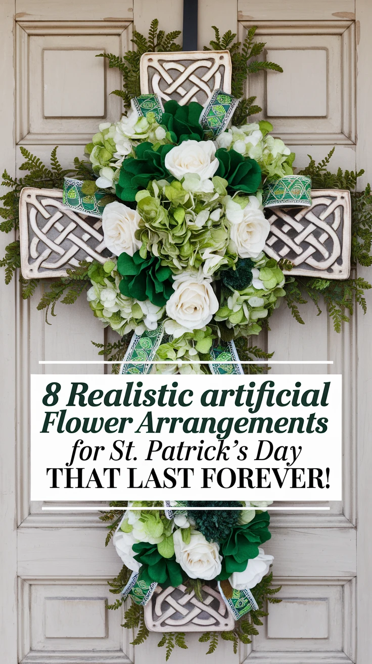8 Realistic Artificial Flower Arrangements for St. Patrick's Day That Last Forever!