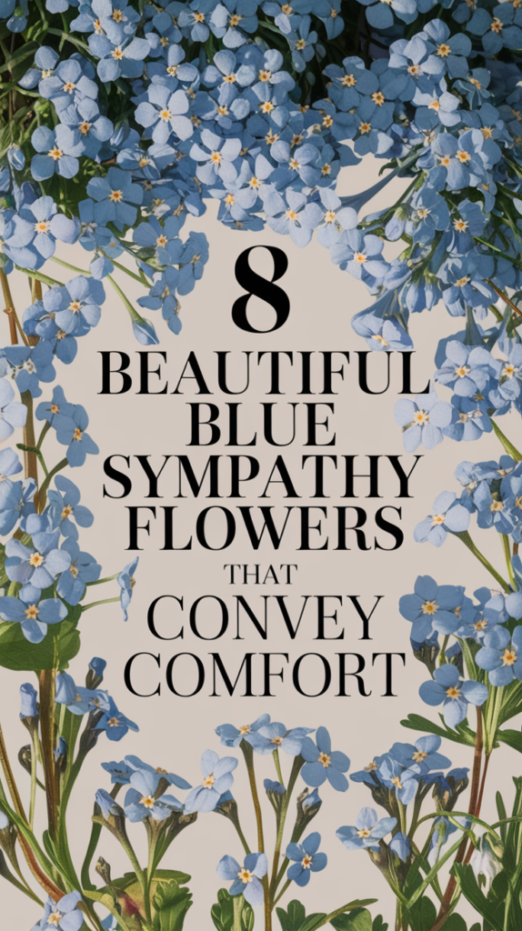 8 Beautiful Blue Sympathy Flowers That Convey Comfort