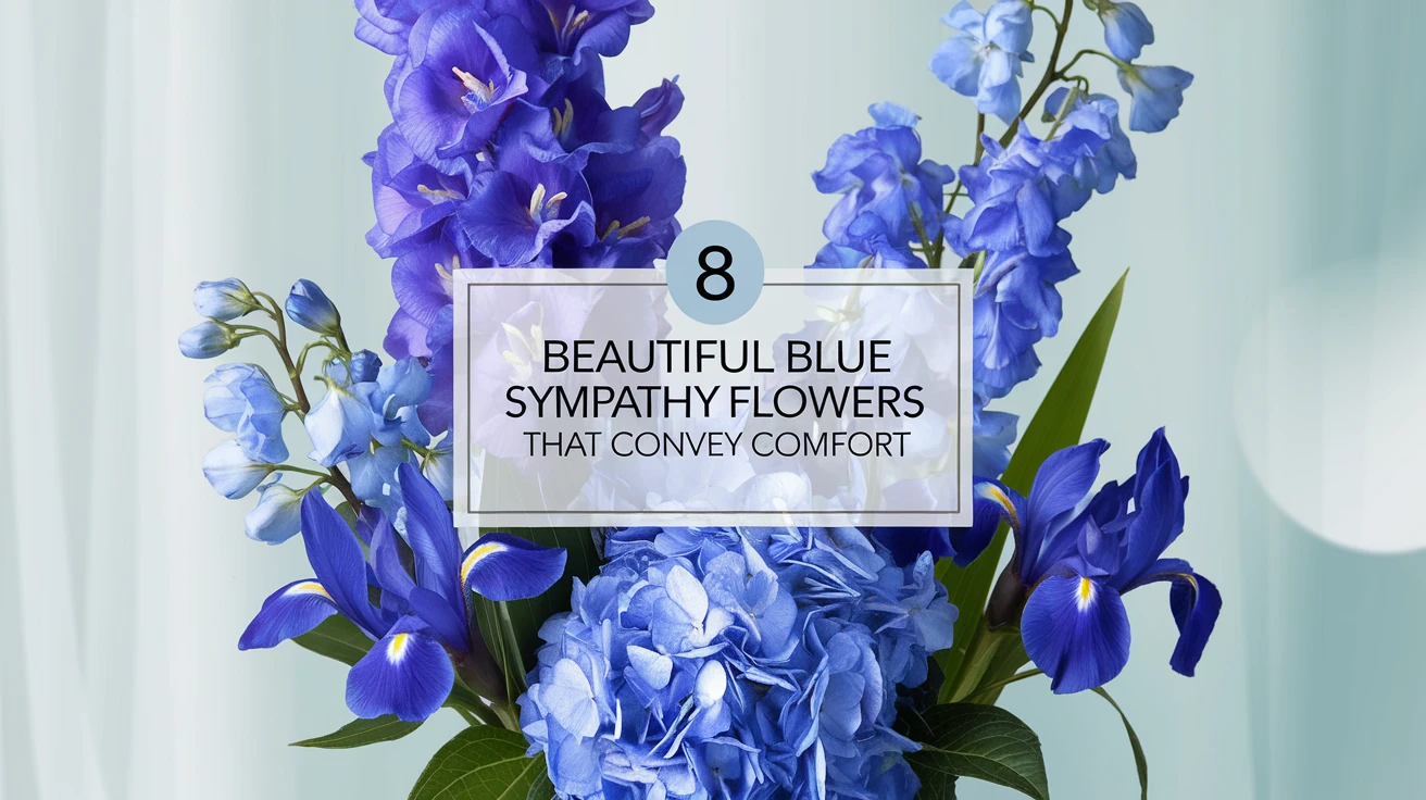 8 Beautiful Blue Sympathy Flowers That Convey Comfort
