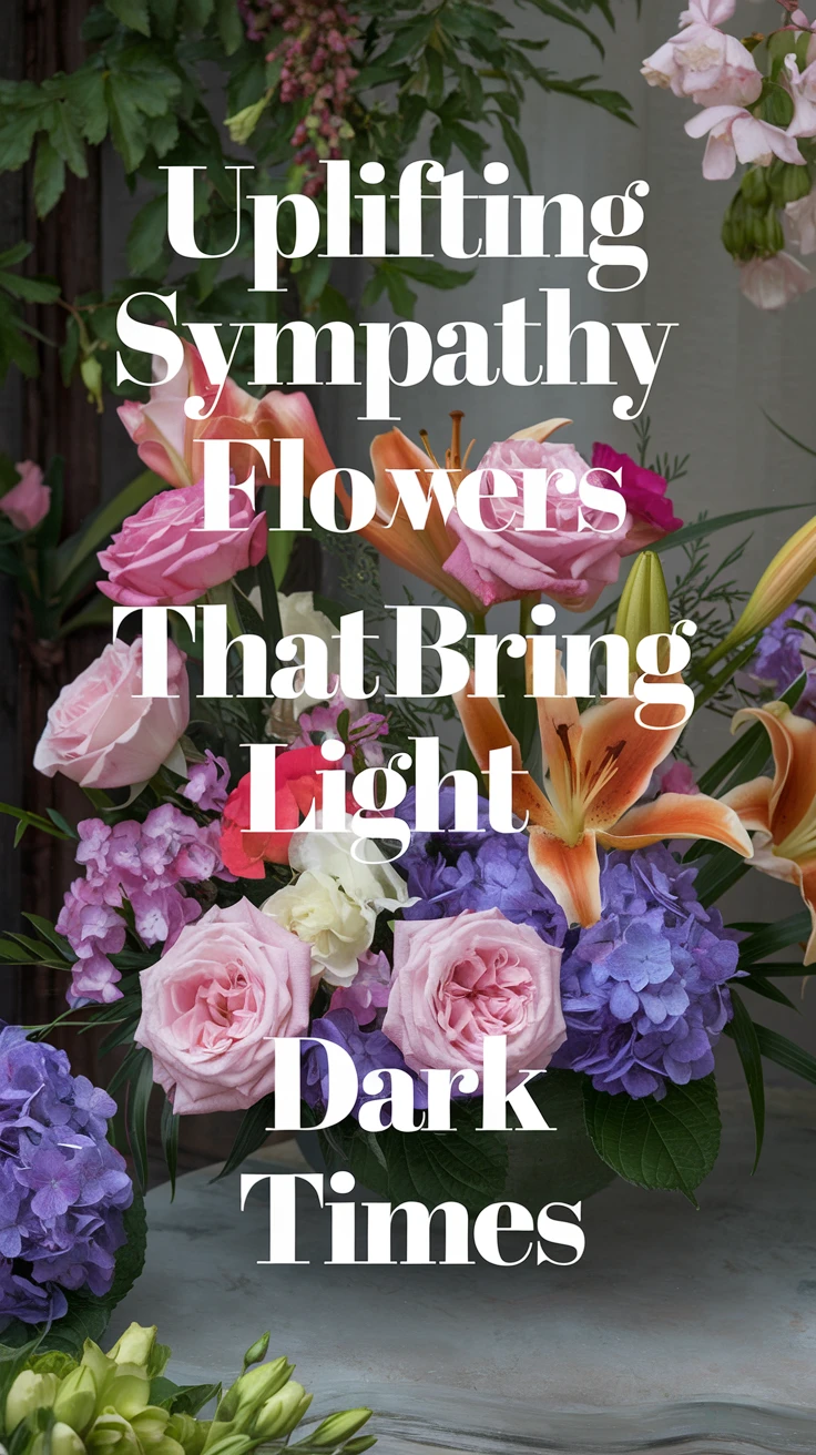 Uplifting Sympathy Flowers That Bring Light in Dark Times