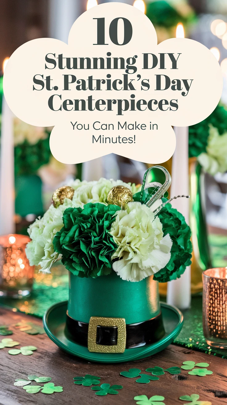10 Stunning DIY St. Patrick's Day Centerpieces You Can Make in Minutes!