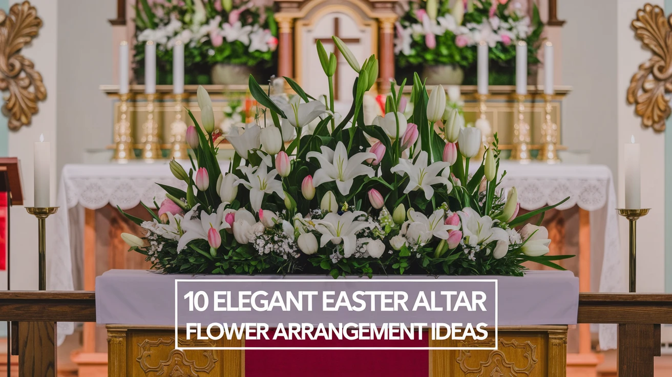 10 Elegant Easter Altar Flower Arrangement Ideas