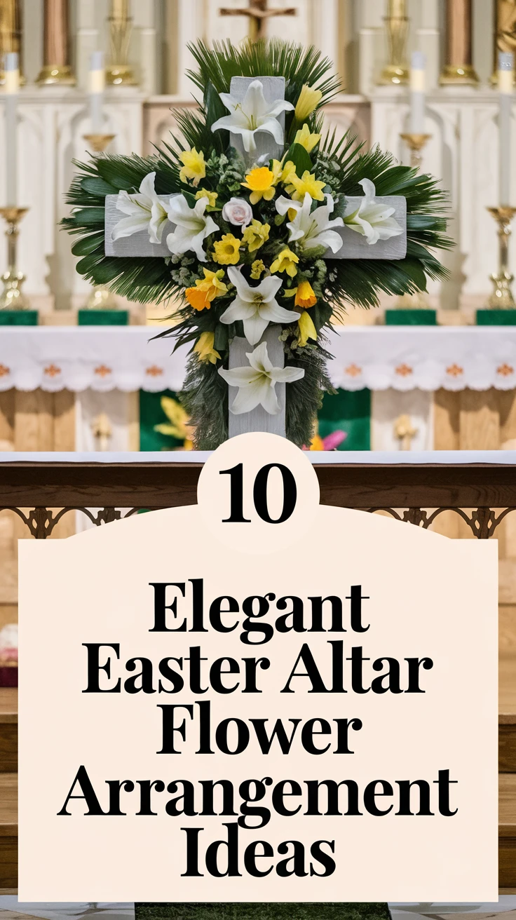 10 Elegant Easter Altar Flower Arrangement Ideas