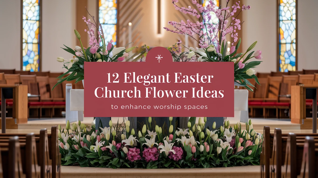 12 Elegant Easter Church Flower Ideas to Enhance Worship Spaces