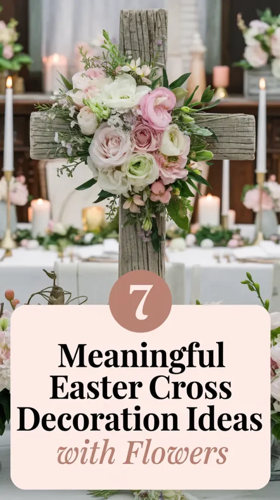 7 Meaningful Easter Cross Decoration Ideas with Flowers