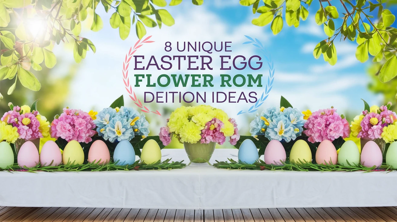 8 Unique Easter Egg Flower Decoration Ideas