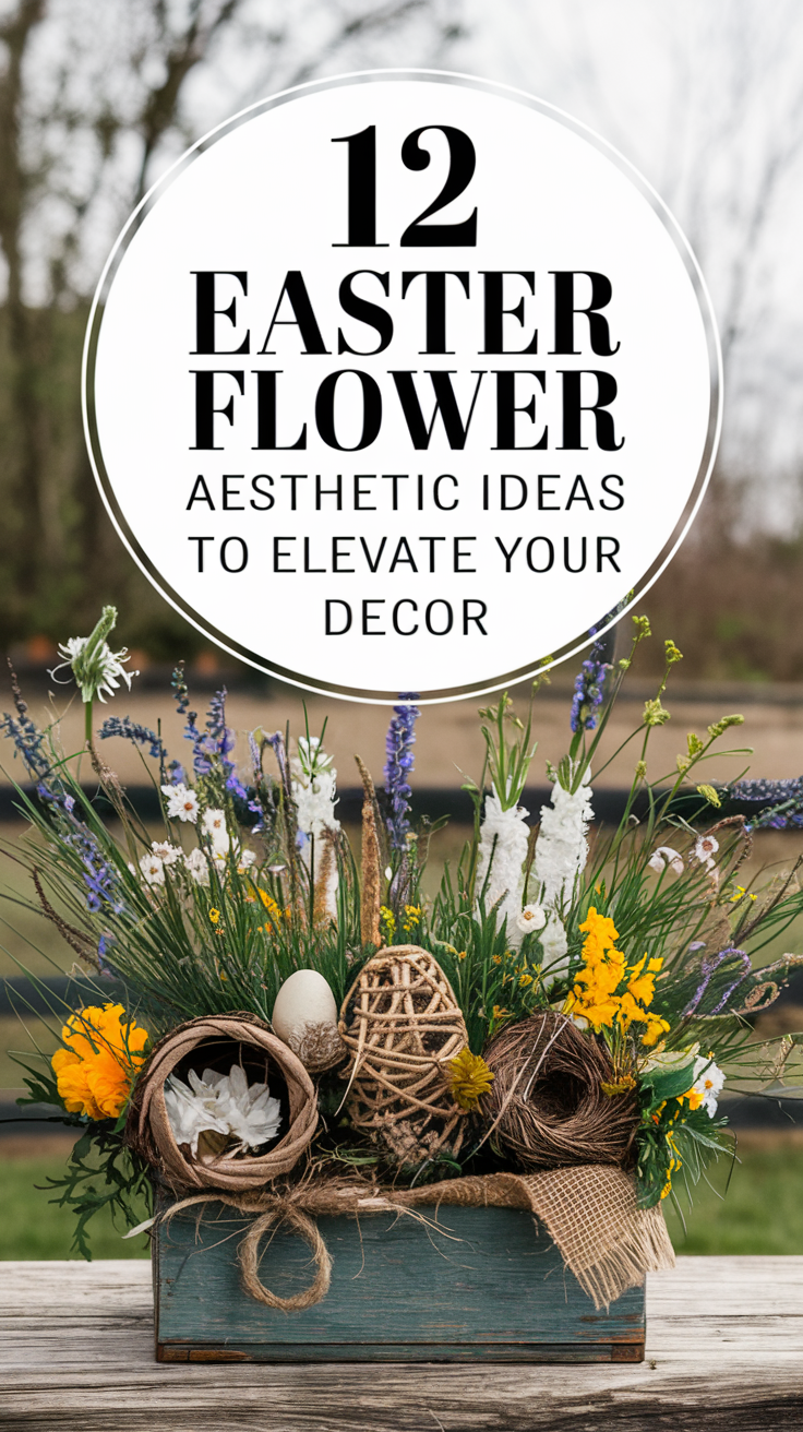 12 Easter Flower Aesthetic Ideas to Elevate Your Decor