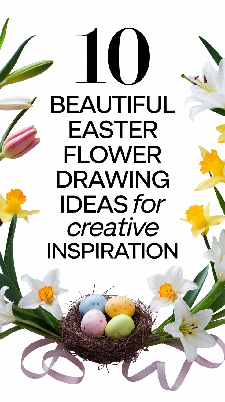 10 Beautiful Easter Flower Drawing Ideas for Creative Inspiration