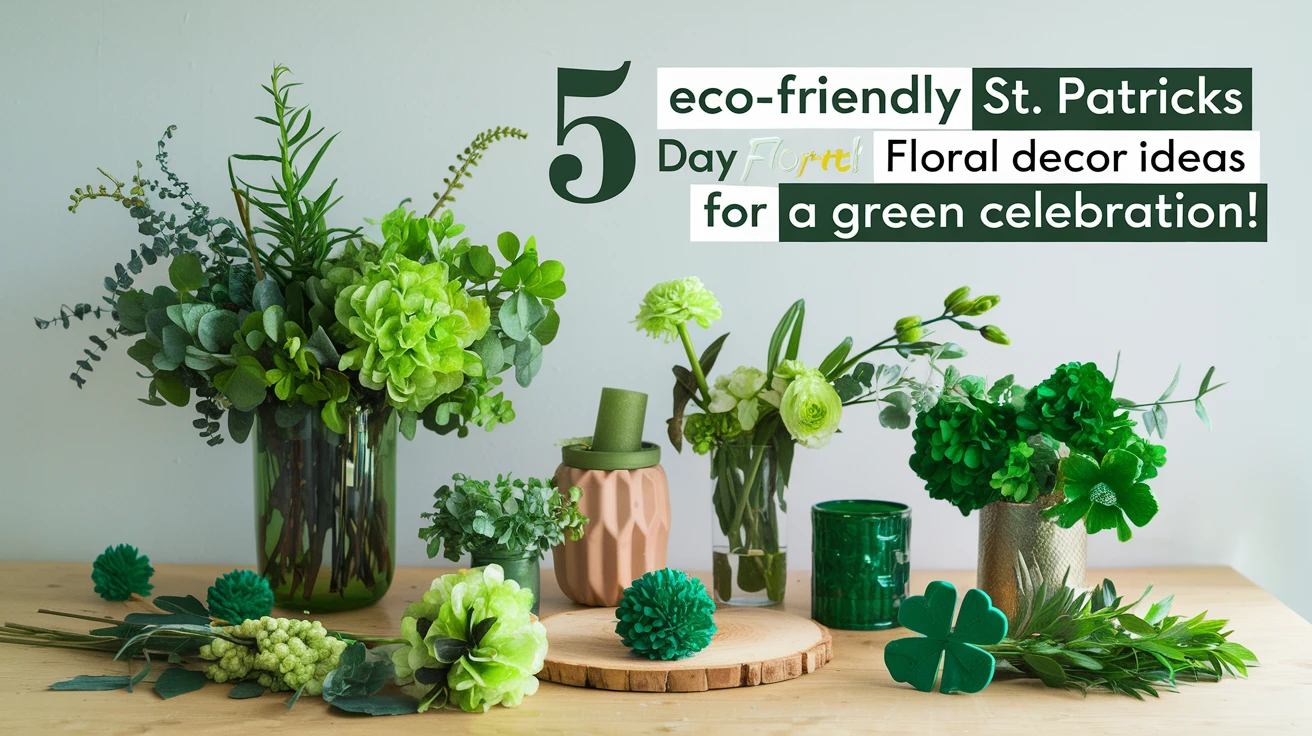 5 Eco-Friendly St. Patricks Day Floral Decor Ideas for a Green Celebration!