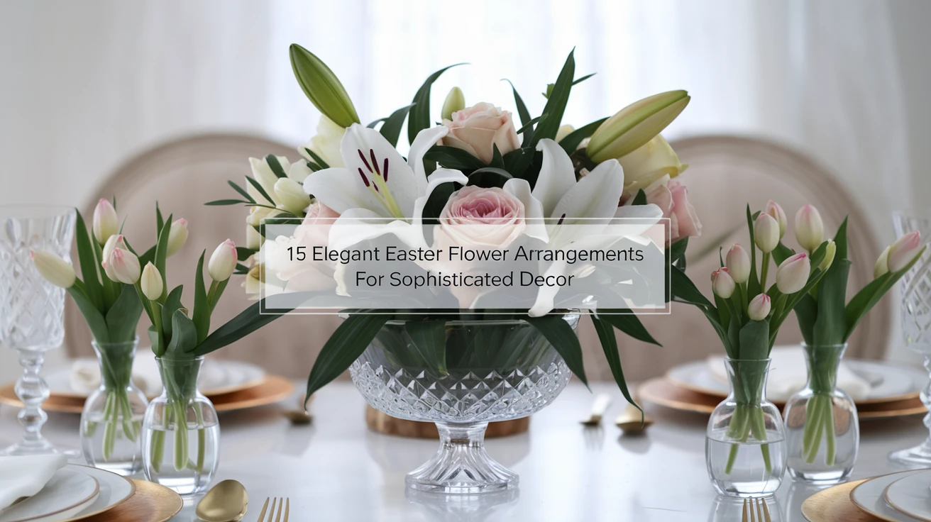 15 Elegant Easter Flower Arrangements for Sophisticated Decor