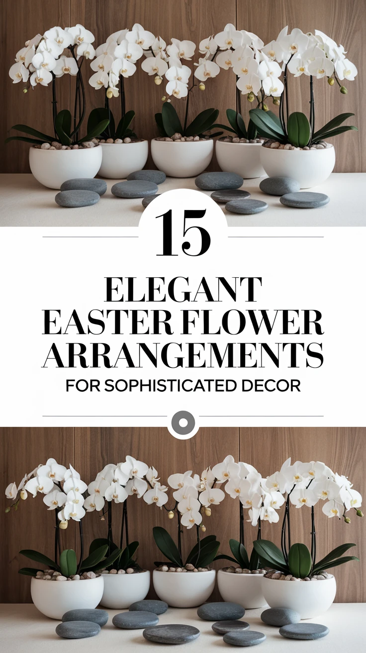 15 Elegant Easter Flower Arrangements for Sophisticated Decor