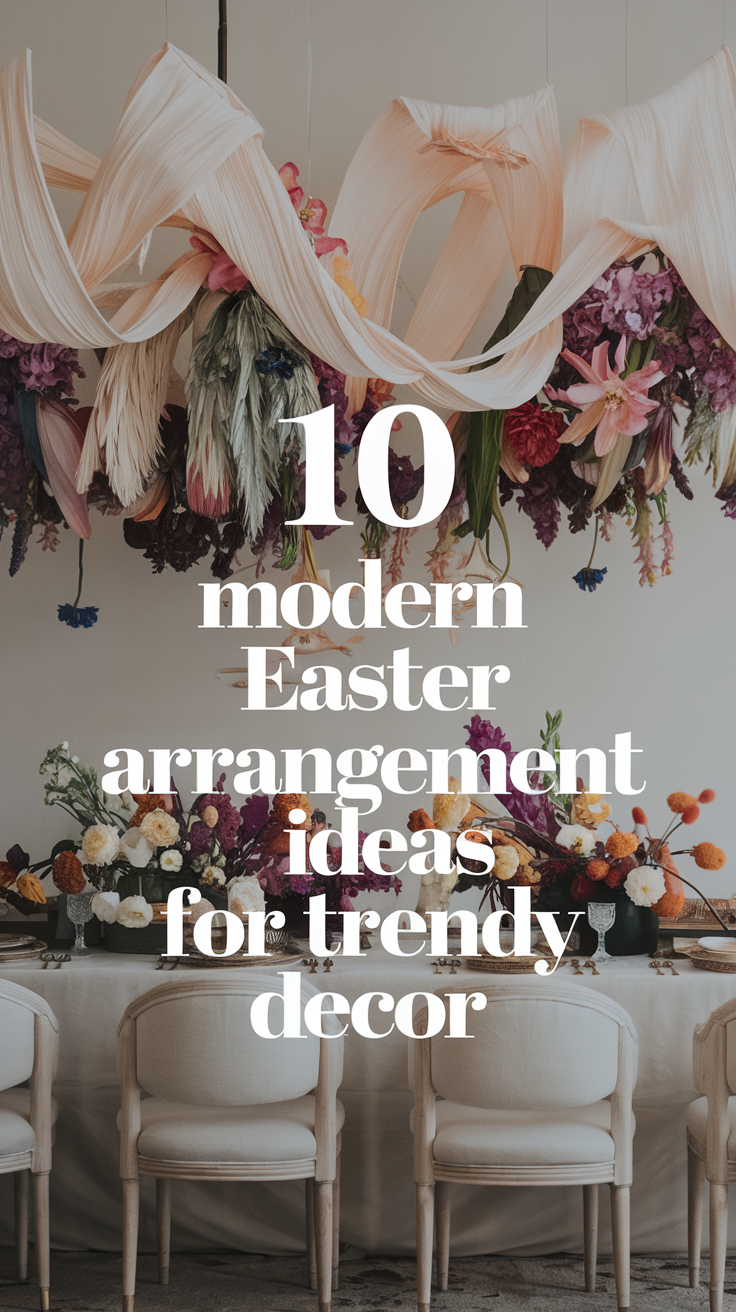10 Modern Easter Flower Arrangement Ideas for Trendy Decor