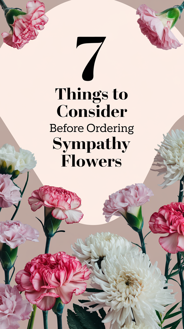 7 Things to Consider Before Ordering Sympathy Flowers