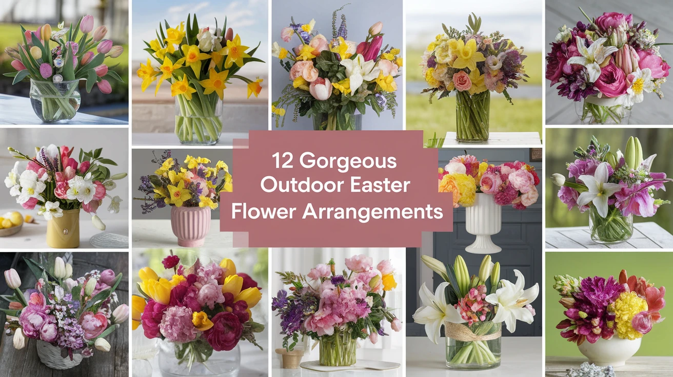 12 Gorgeous Outdoor Easter Flower Arrangements