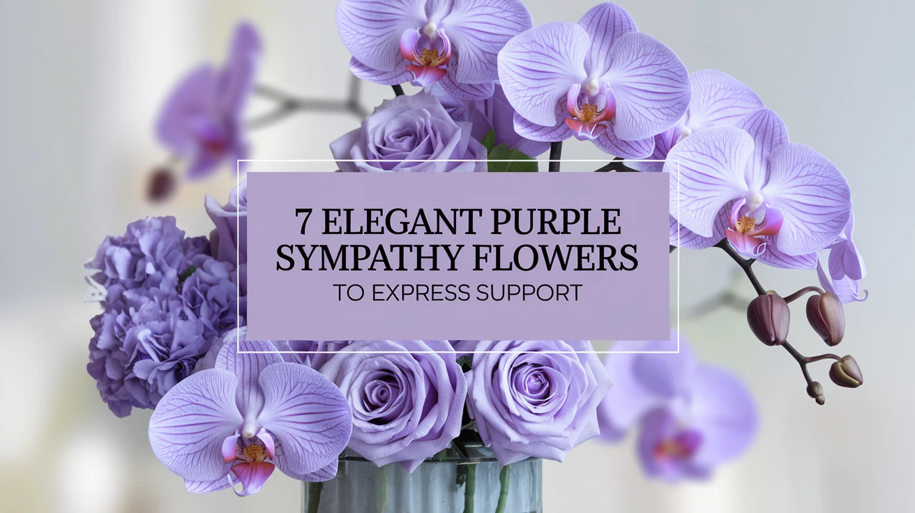 7 Elegant Purple Sympathy Flowers to Express Support